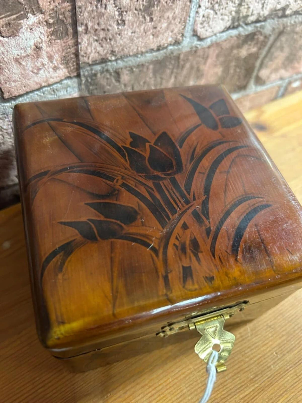 Set of Three Wooden Lacquered Boxes