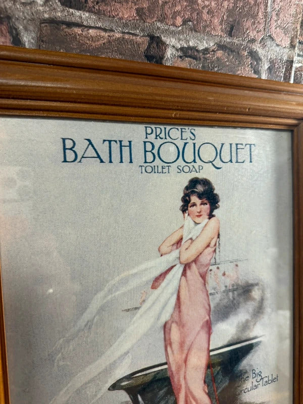 Price’s Vintage Style Advertising Framed Print