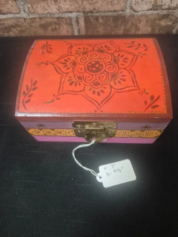 Bohemian style vintage box