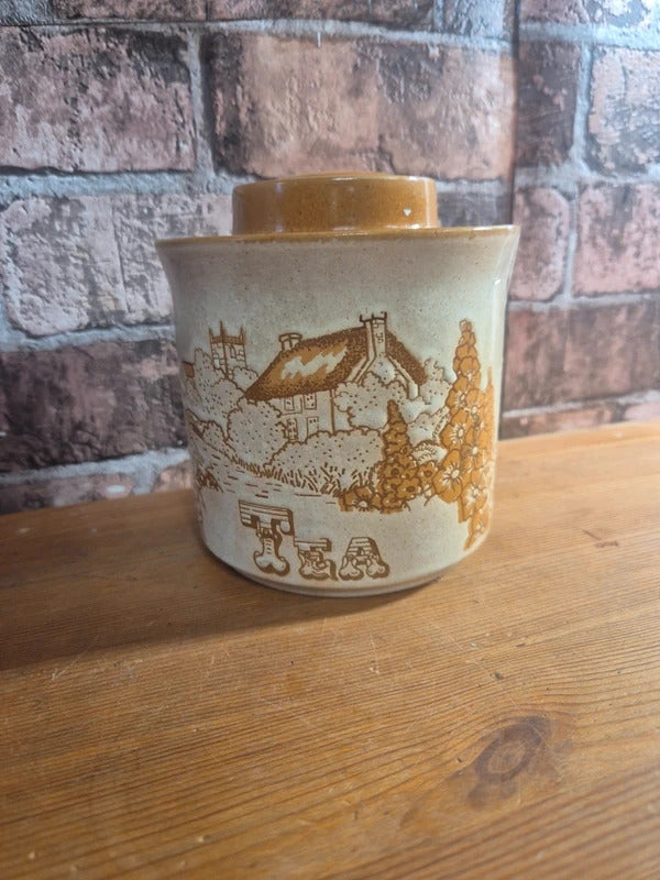 Ashdale pottery tea cannister