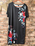 Emery Rose Patterned Dress - Size 12