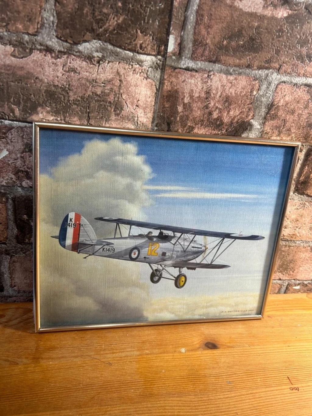 Hawker Plane Framed Print