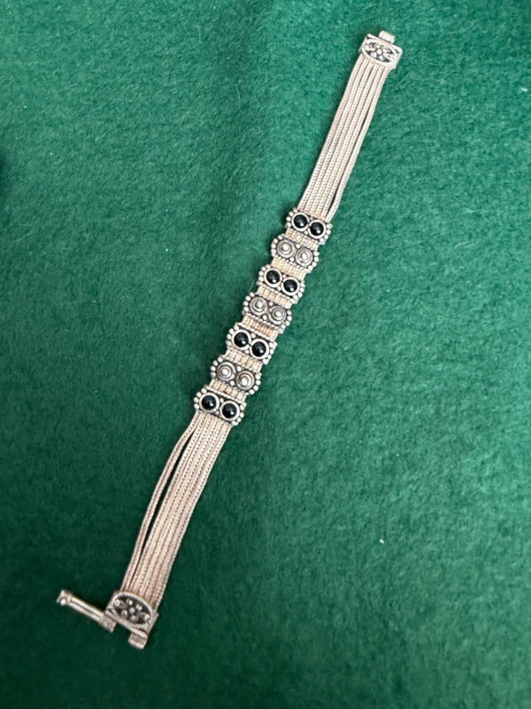 Sterling Silver Vintage Chain Bracelet