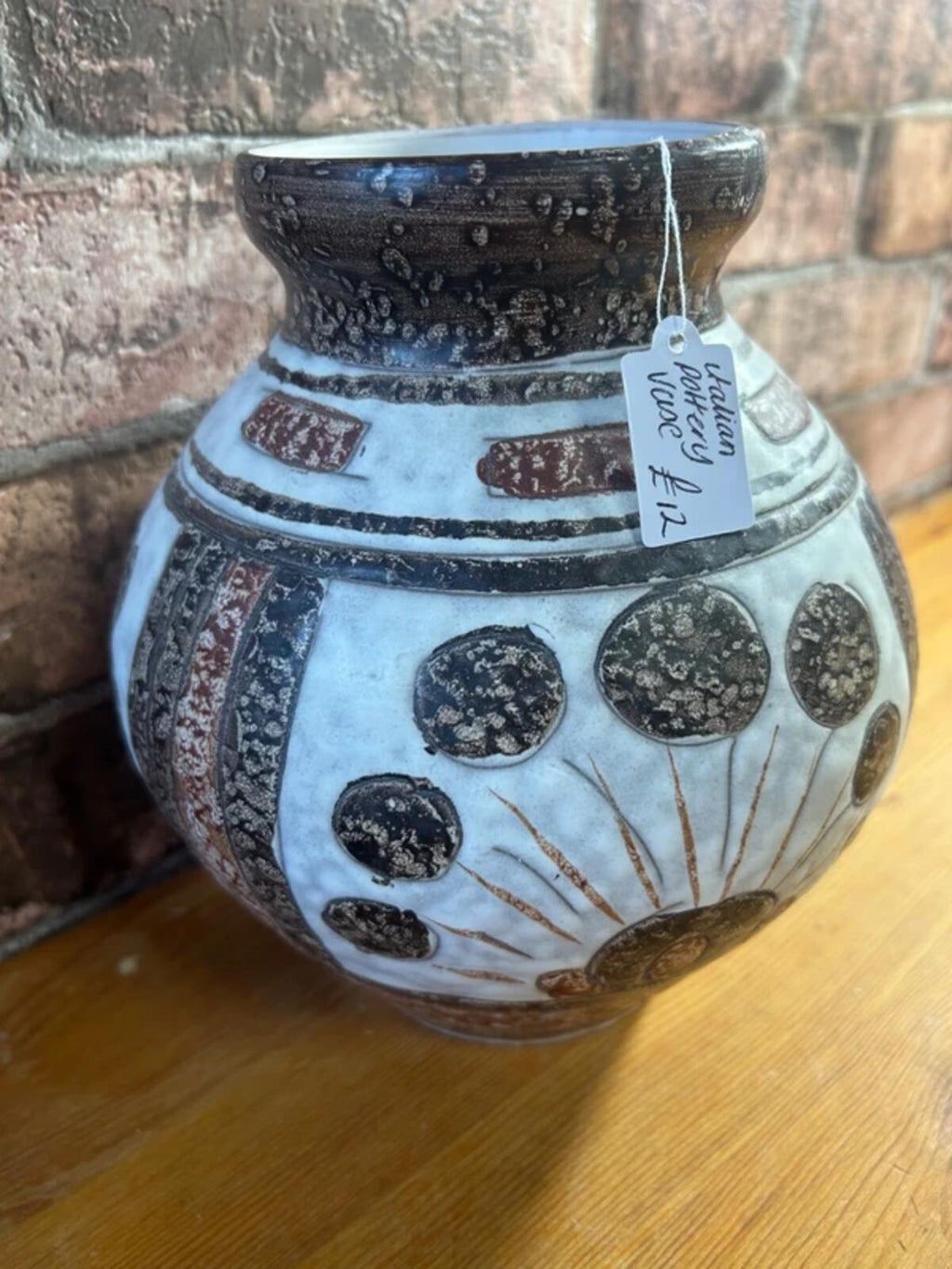 Vintage Italian Pottery Vase
