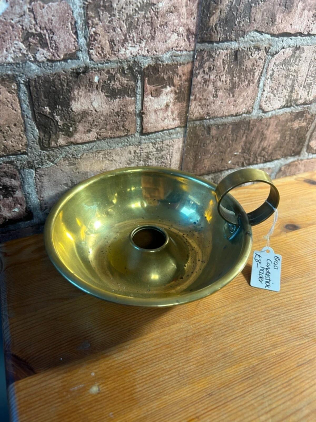 Vintage Brass Candlestick Holder