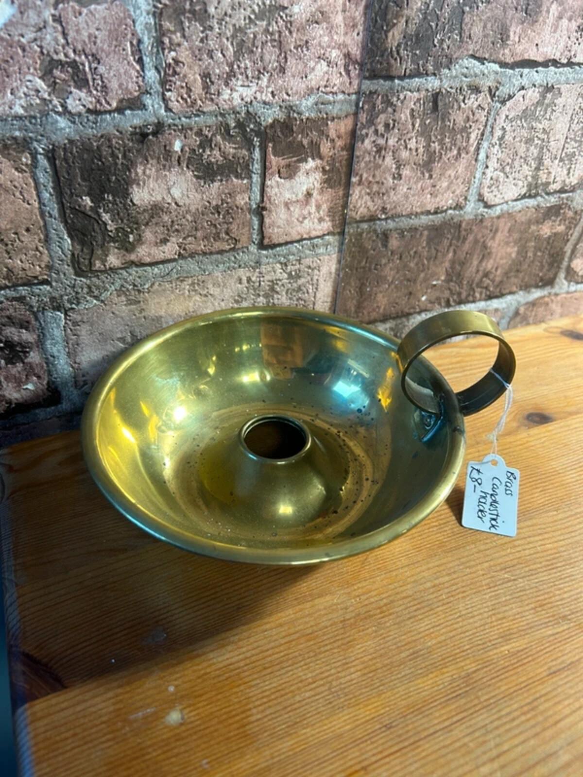 Vintage Brass Candlestick Holder