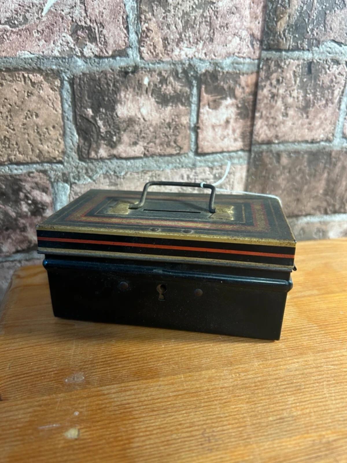Vintage Metal Money Tin