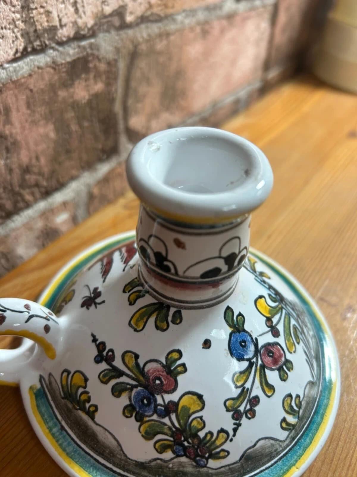 Portugese Ceramic Candle Holder