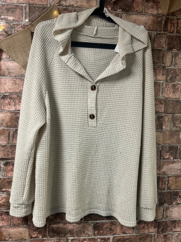 Shein Beige Hoodie - Size 16