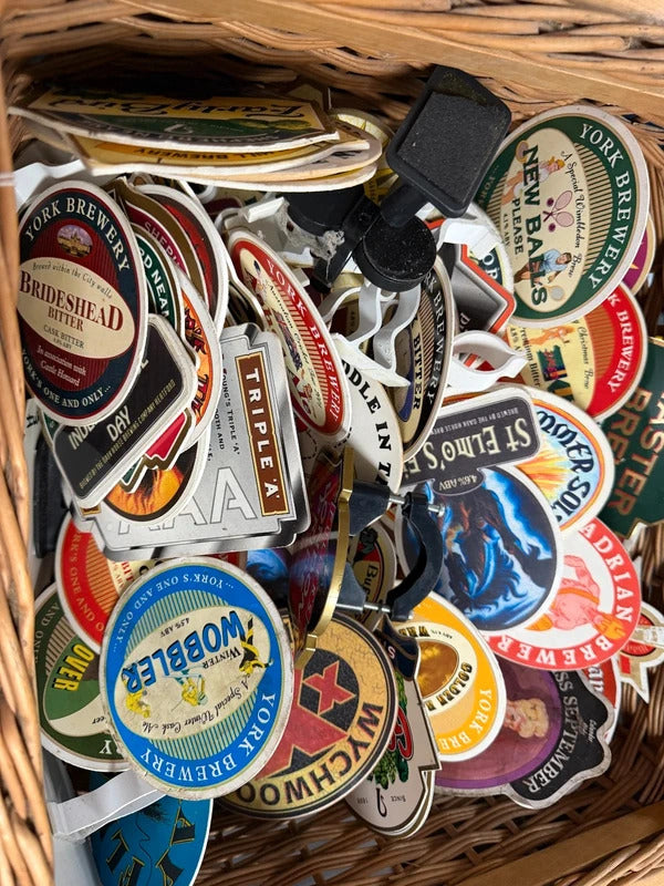 Bundle of Vintage Beer Pump Clips