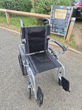 Silver and Black Wheelchair
