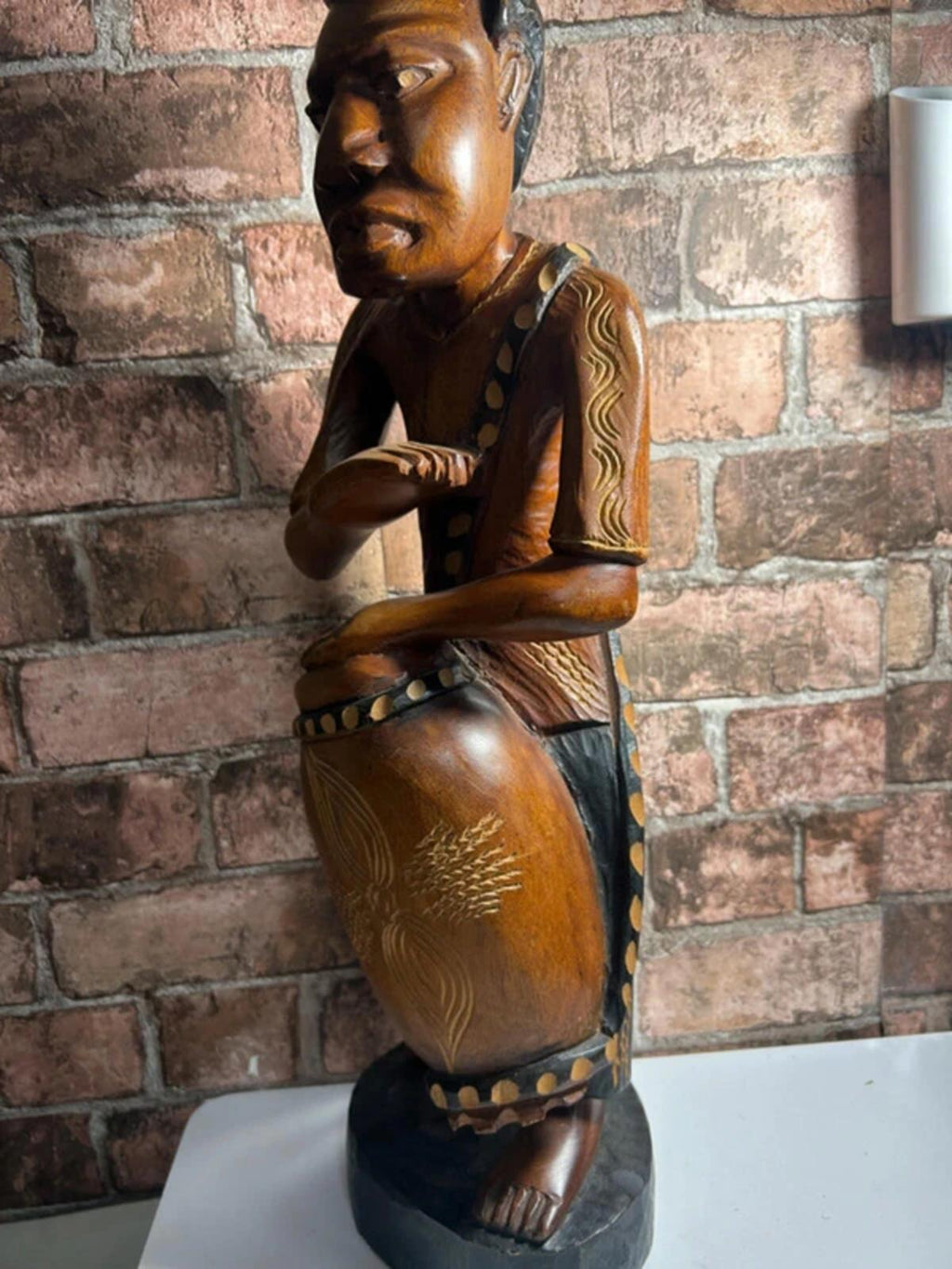 Large Hand Carved African Wooden Figure