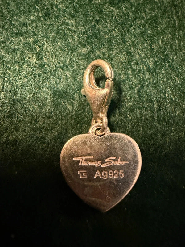Thomas Sabo Sterling Silver Heart Pendant - 1.1g