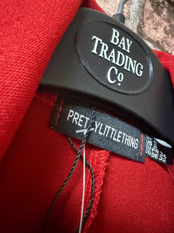PLT Red Blazer - Size 6 (Oversized)