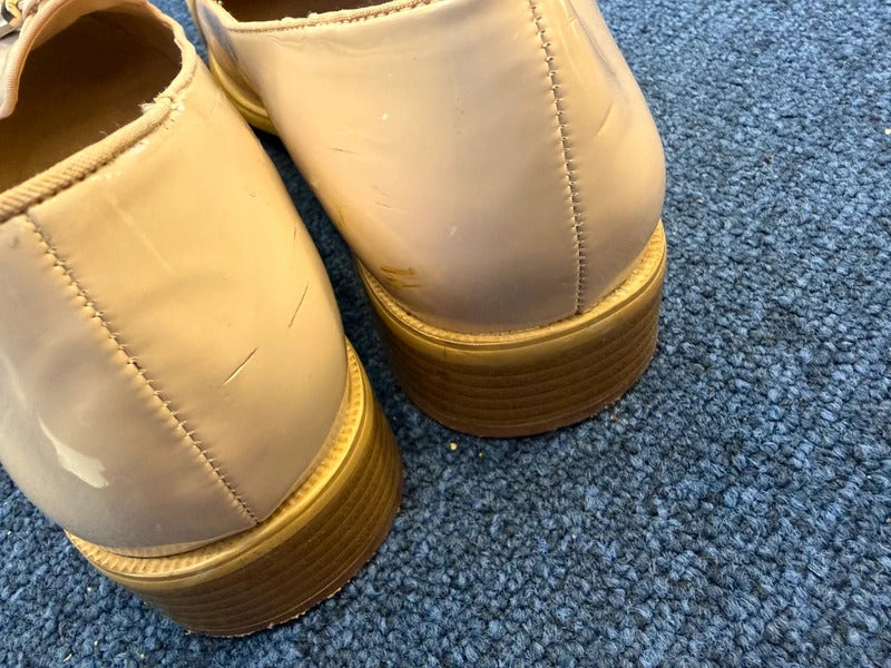 Miss KG Beige Tassle Shoes - Size 7 UK