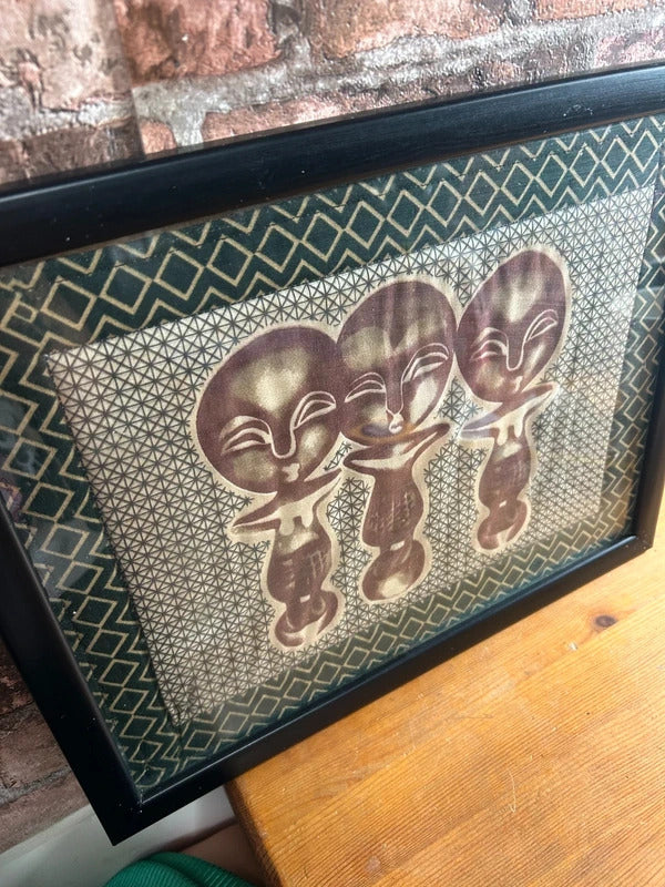 Framed Batik Artwork
