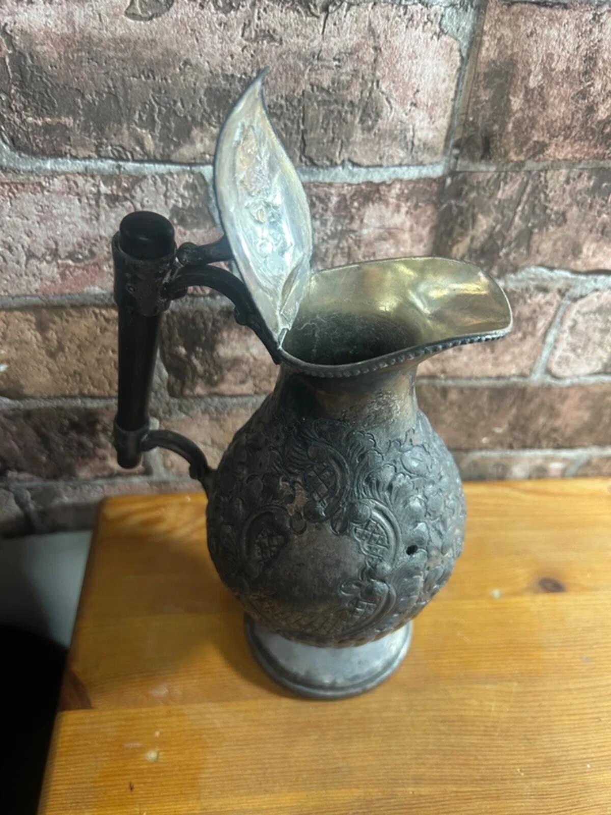 Victorian Lidded Hot Water Jug