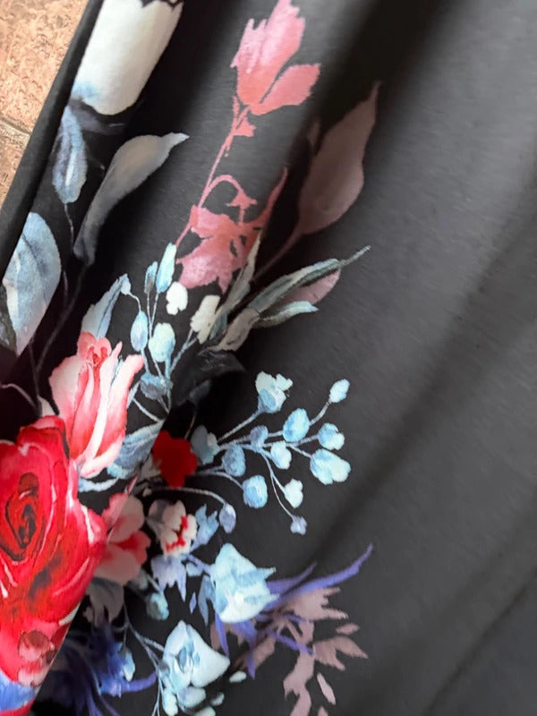 Emery Rose Patterned Dress - Size 12