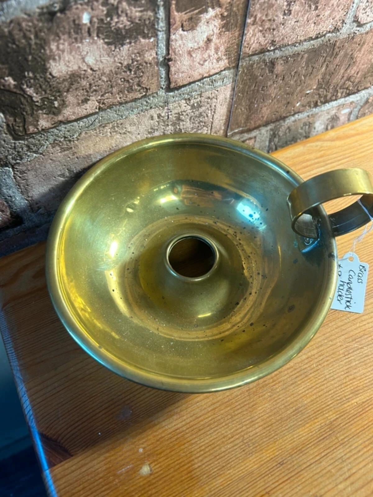 Vintage Brass Candlestick Holder