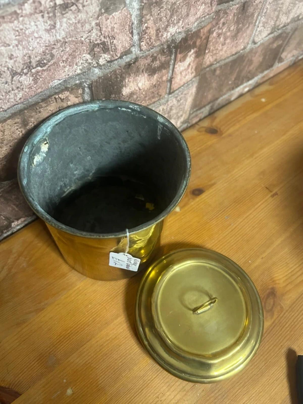 Vintage Brass Container