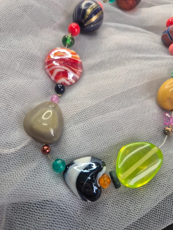 Venetian bead necklace