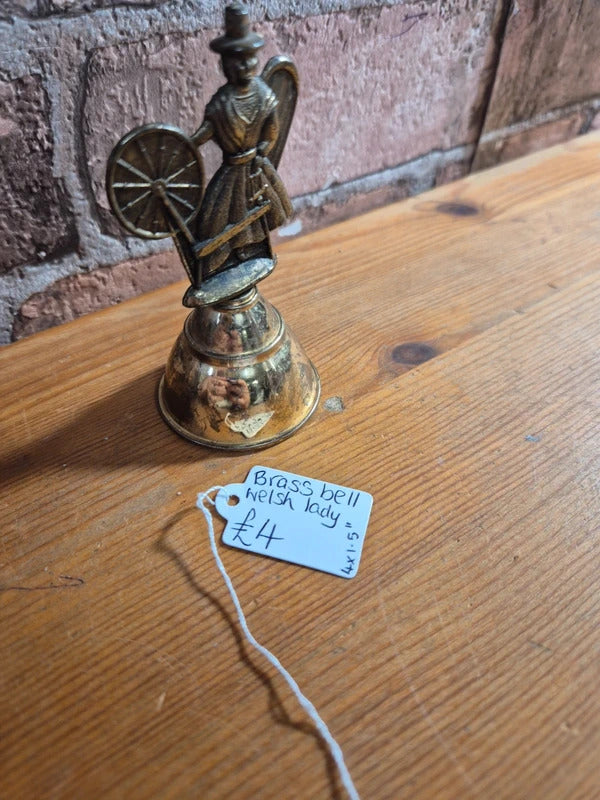 Brass welsh bell lady