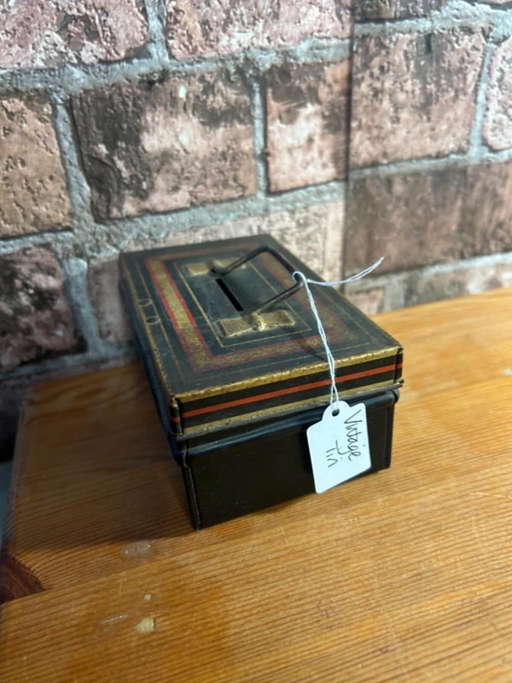 Vintage Metal Money Tin