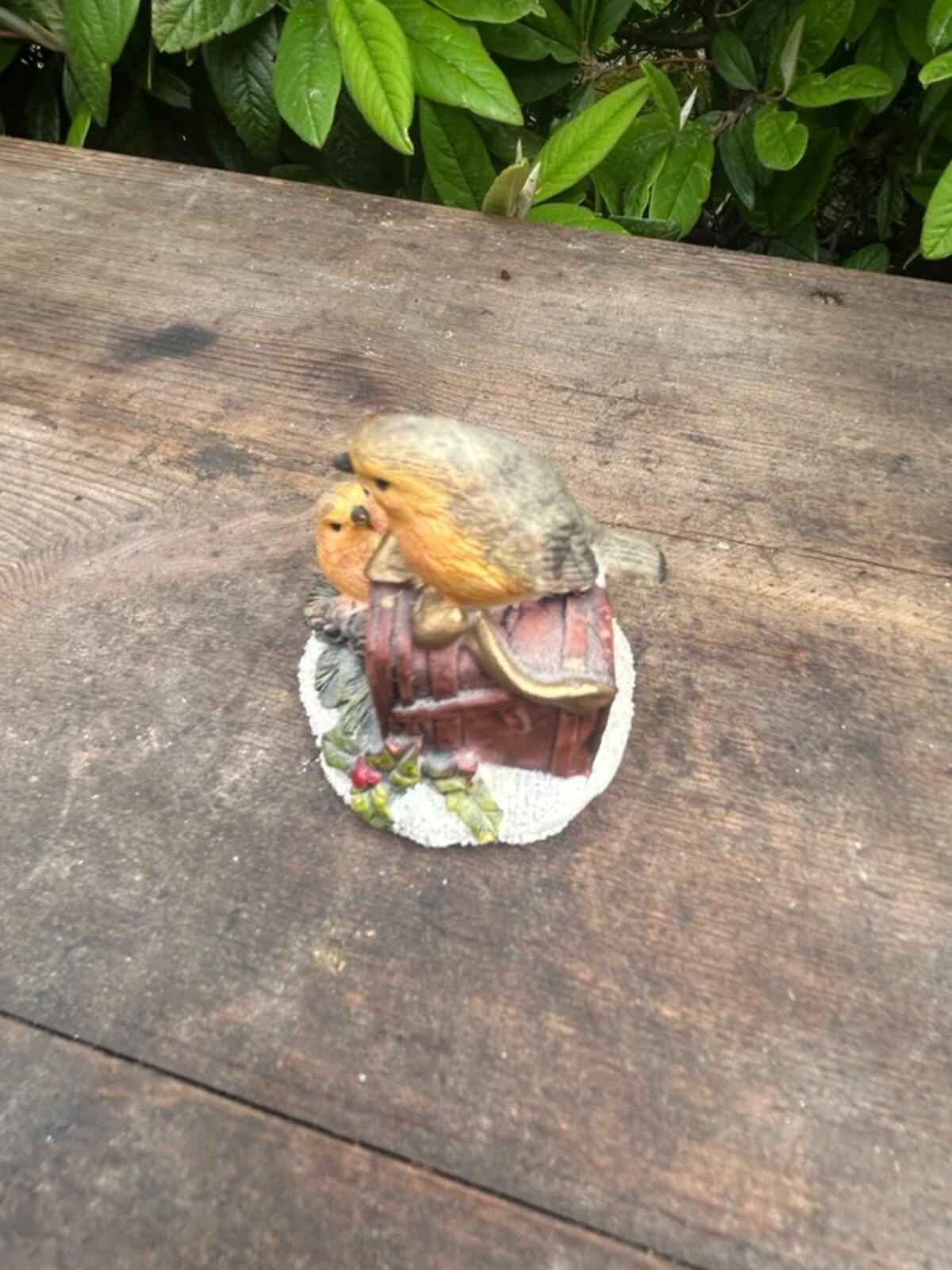 Robin Ceramic Statue