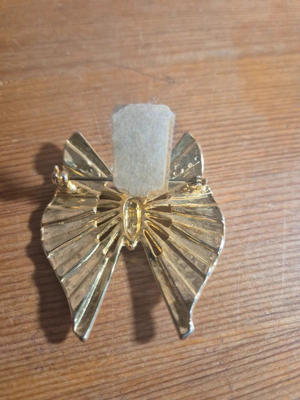 butterfly/fan brooch