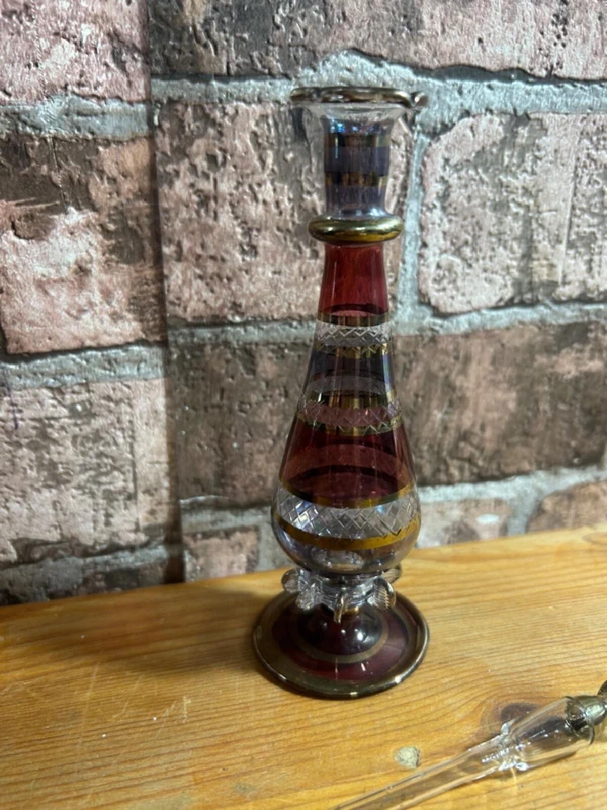 Egyptian Glass Style Perfume Bottle