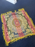Floral Silk Style Small Blanket