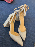 Be Mine Silver Heels - Size 6
