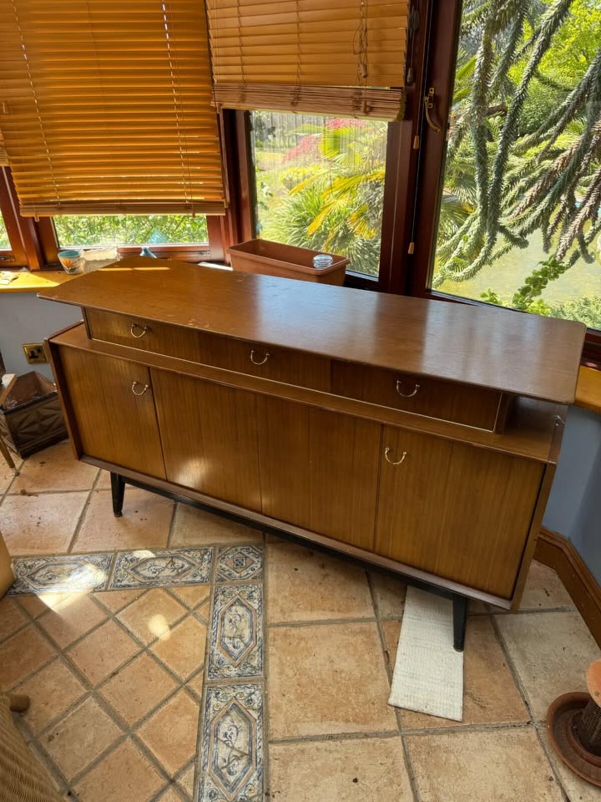 G Plan Librenza Tola and Black Mid Century Vintage Sideboard