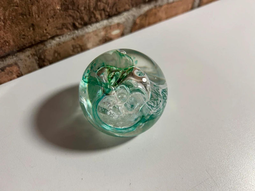 Moon Crystal Cathness Glass Paperweight