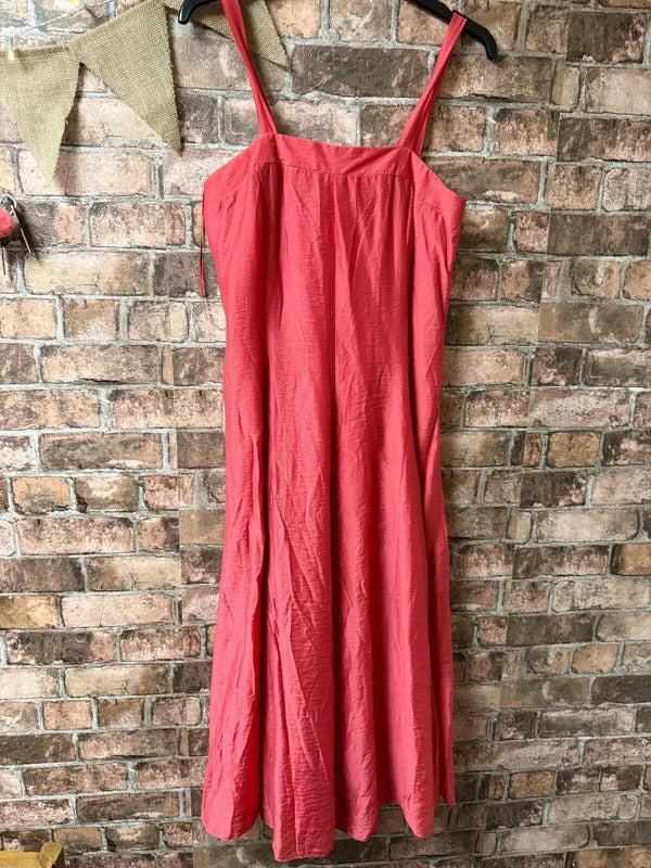 Kaliko Coral Summer Dress - Size 12