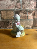 Ceramic Kitsch Cat Ornament