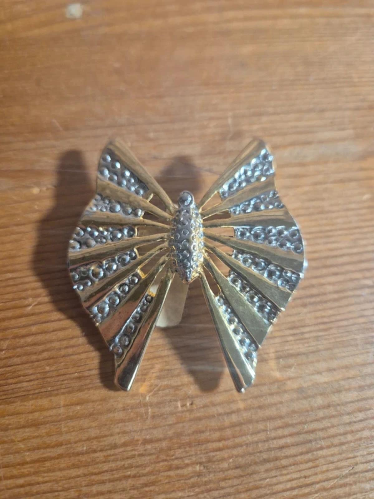 Butterfly/Fan Brooch