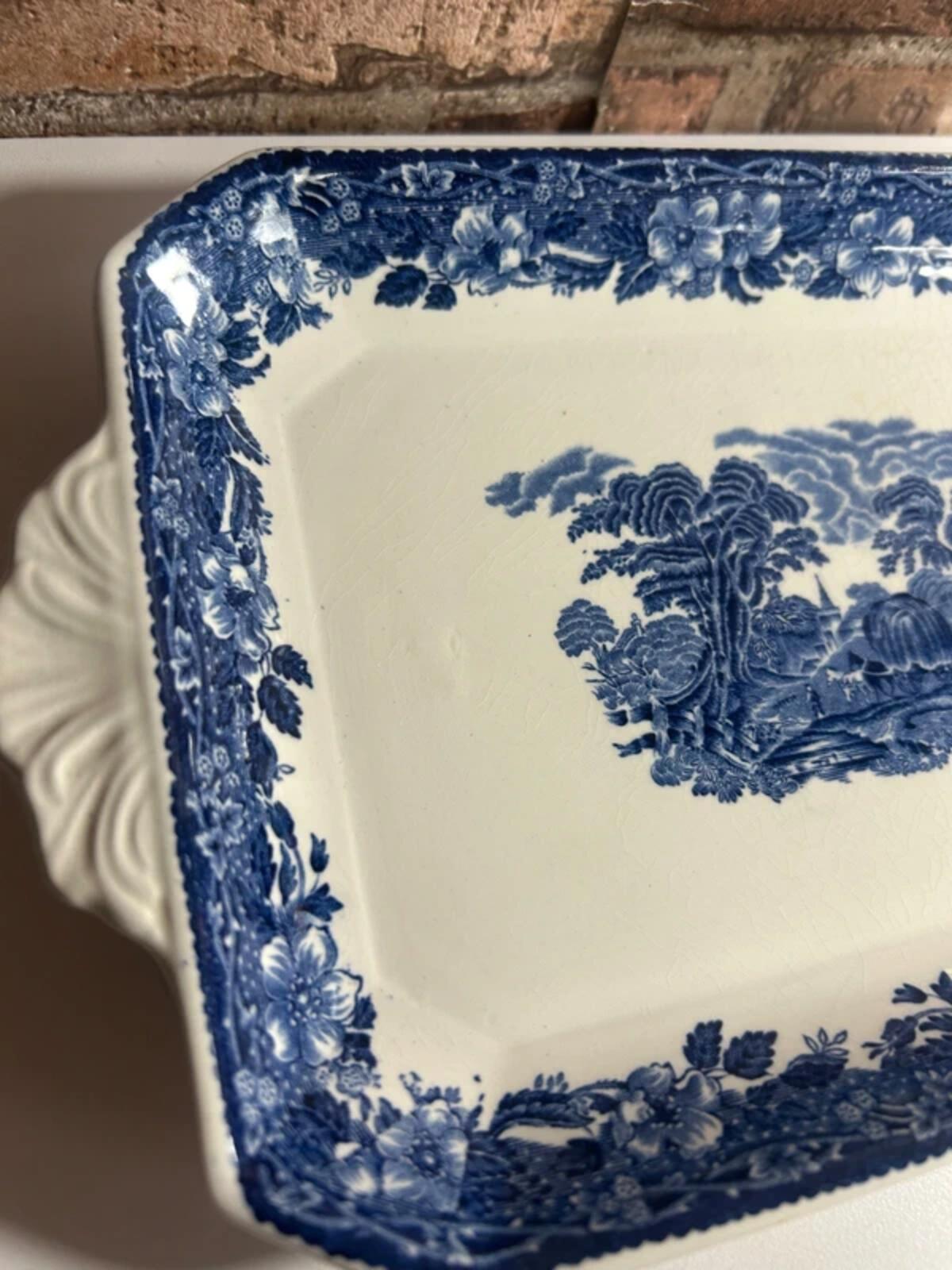 Enoch Wedgwood 'Woodland' Long Plate