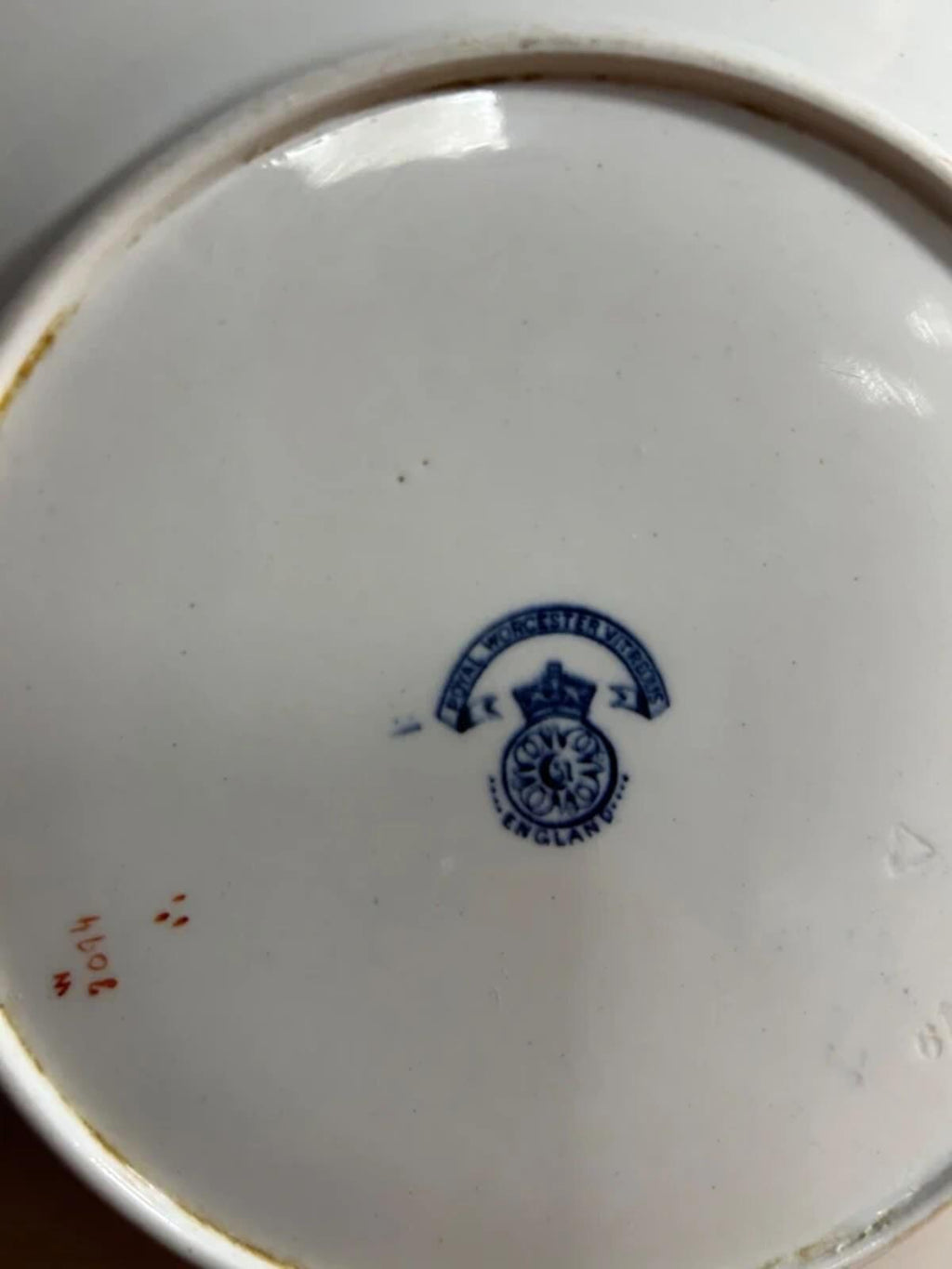 Royal Worcester Vitreous Plate