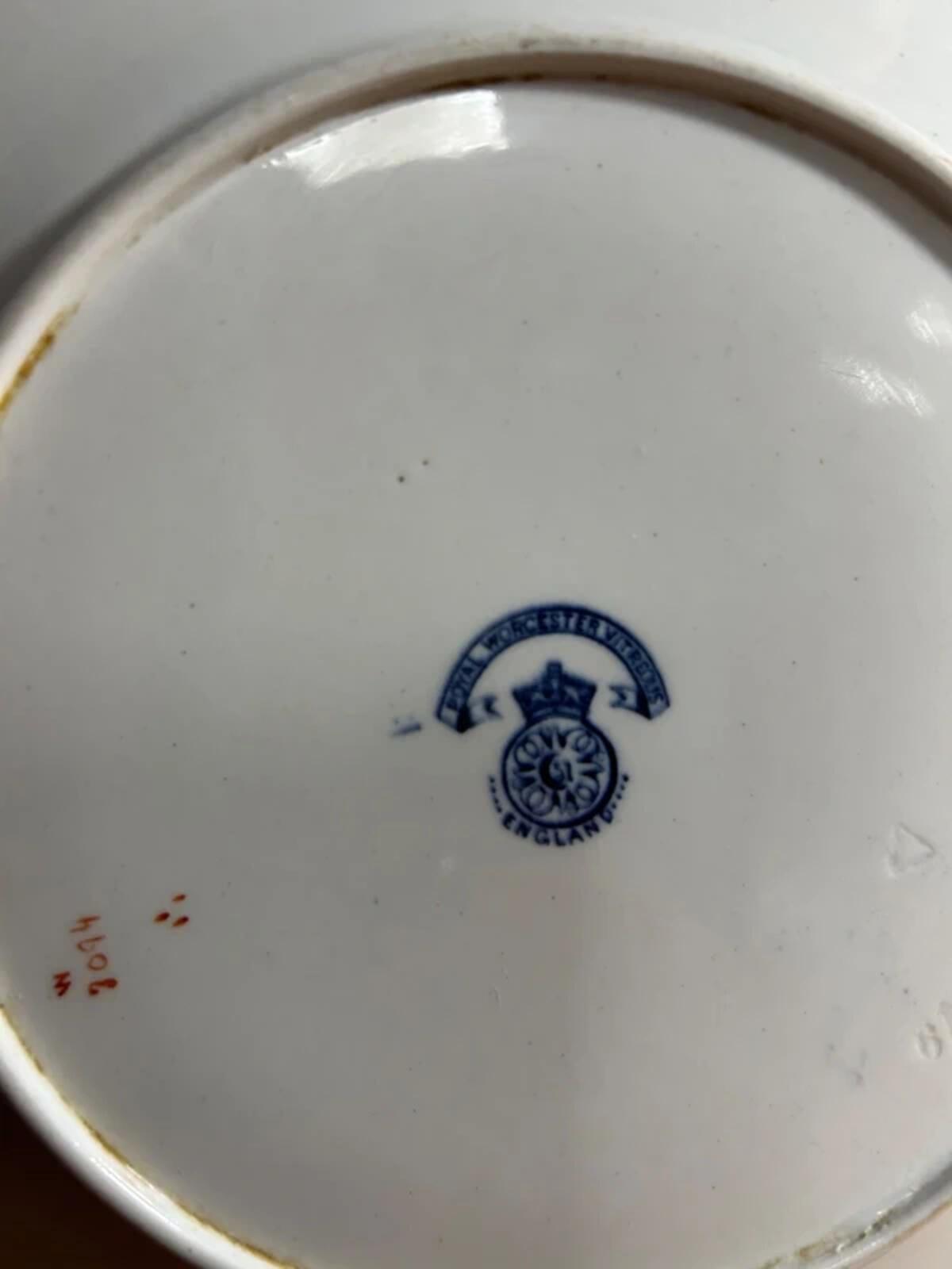Royal Worcester Vitreous Plate