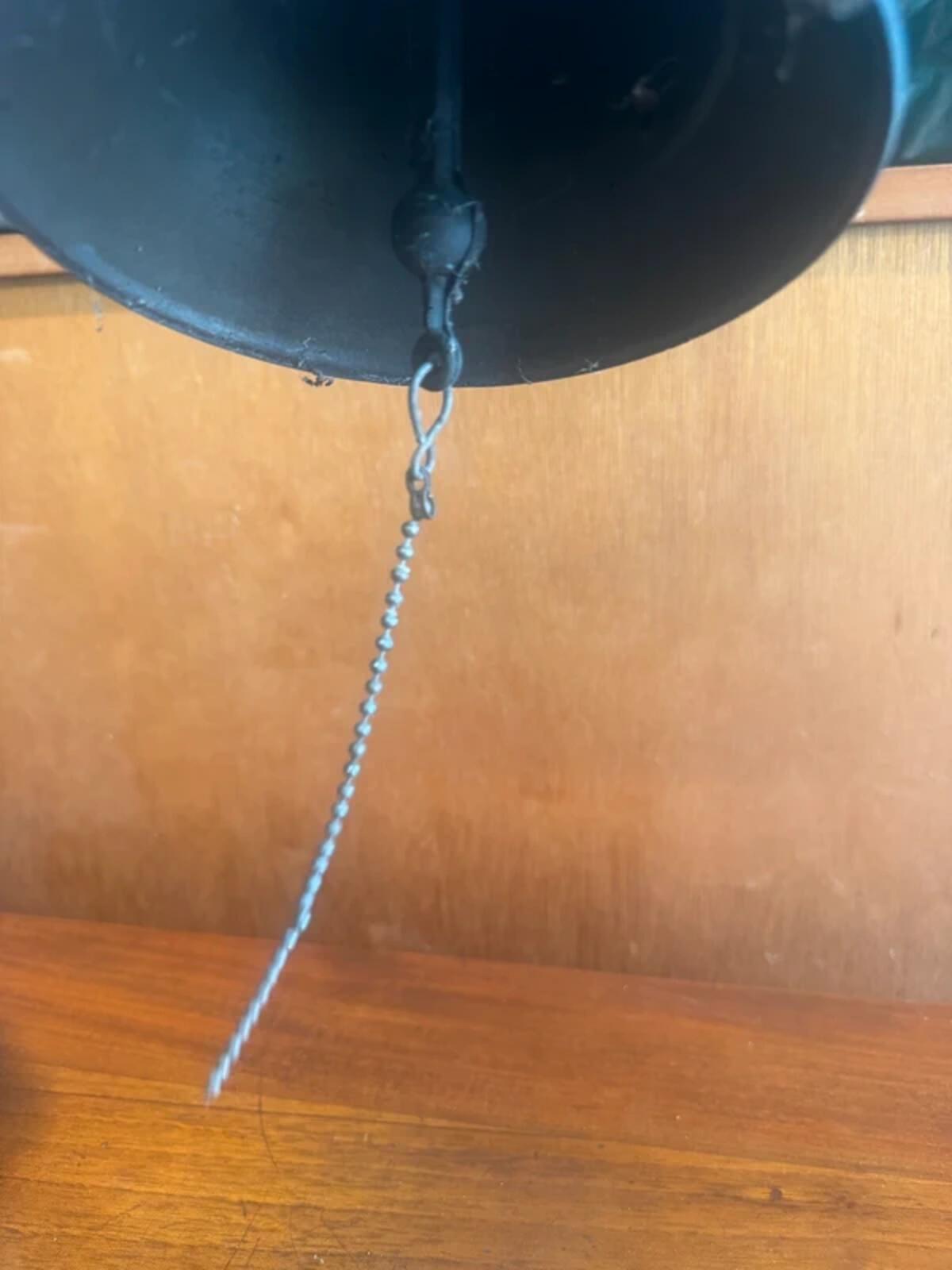 Vintage Decorative Cast Metal Titanic 1912 Wall Bell