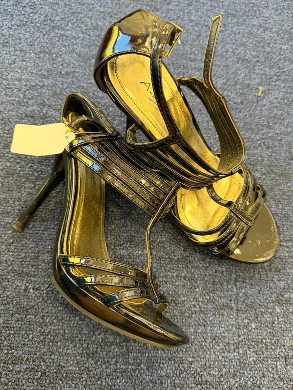 Anne Michelle Black Heels - Size 4 UK