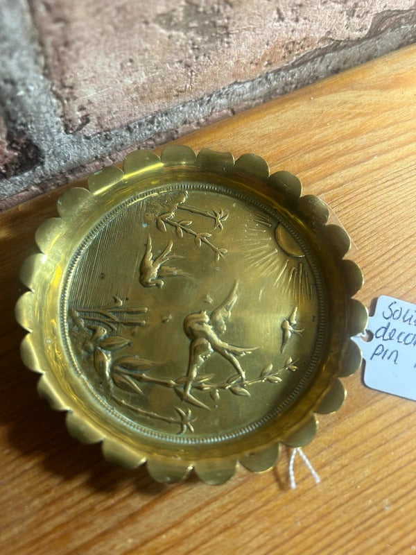 Solid Brass Decorative Pine Tray