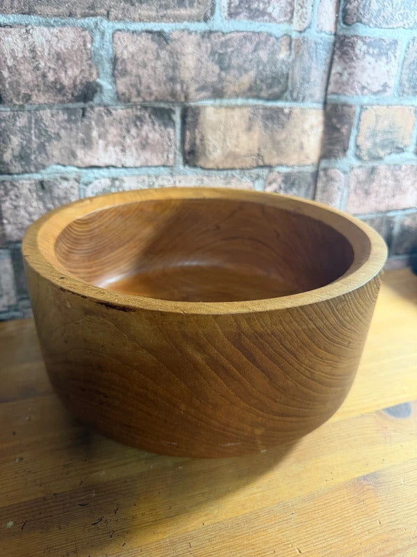 Handcrafted Teakwood Large Bowl