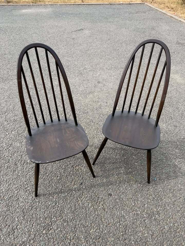Pair of Ercol Quaker Dining Chairs
