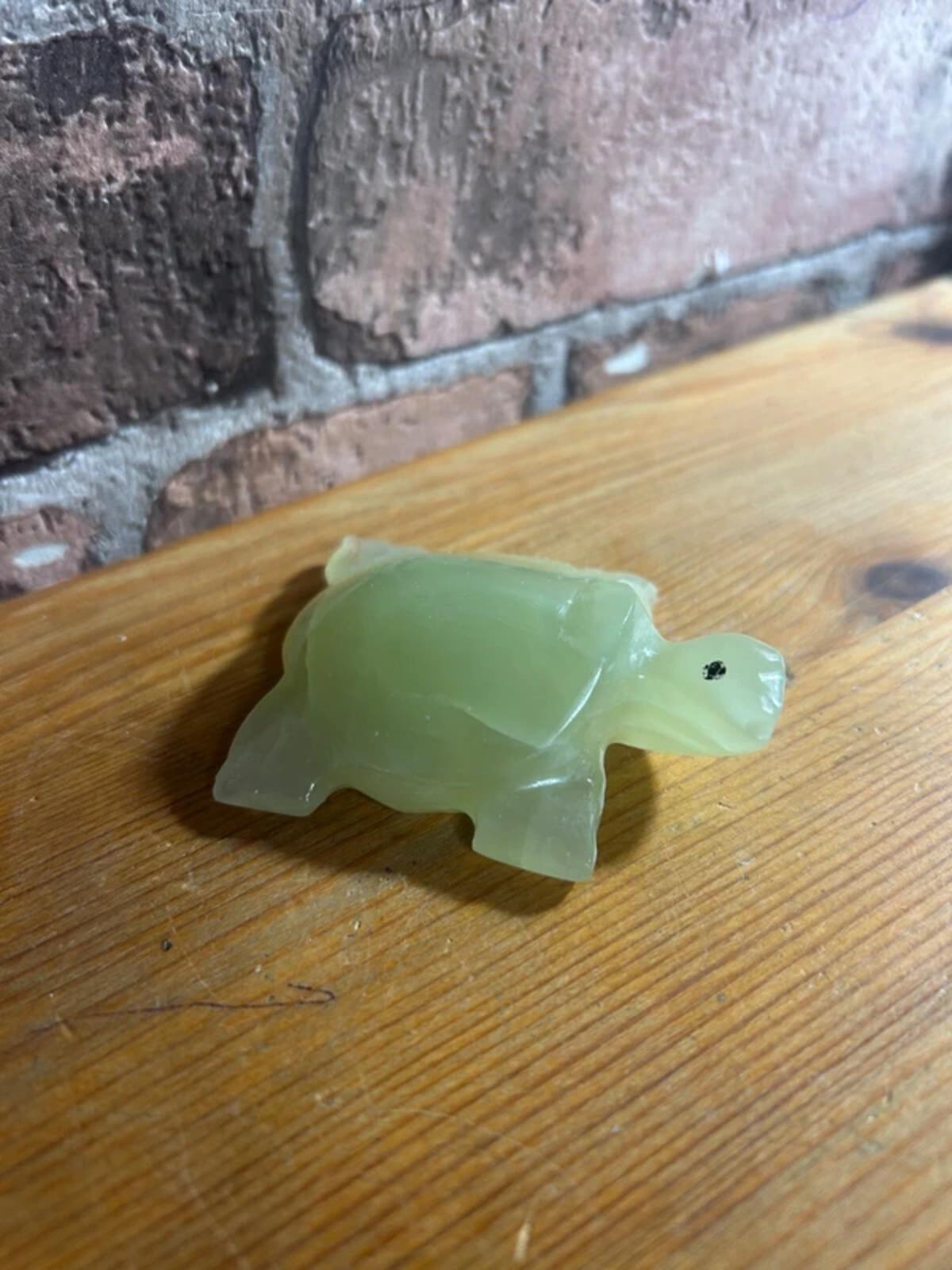 Onyx Turtle Ornament