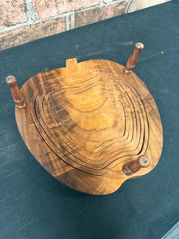 Wooden Apple Bowl