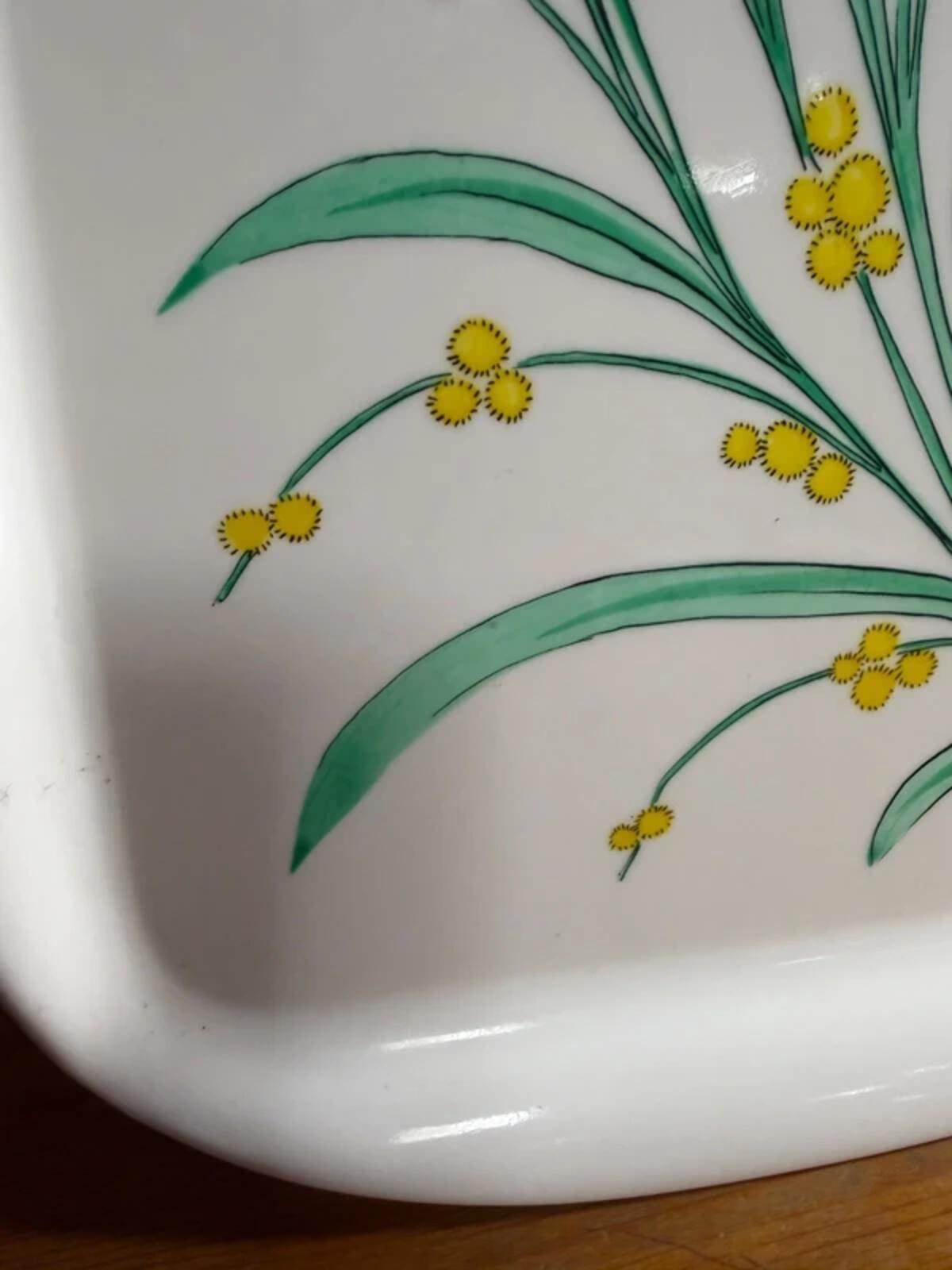 Italian Melamine Floral Tray