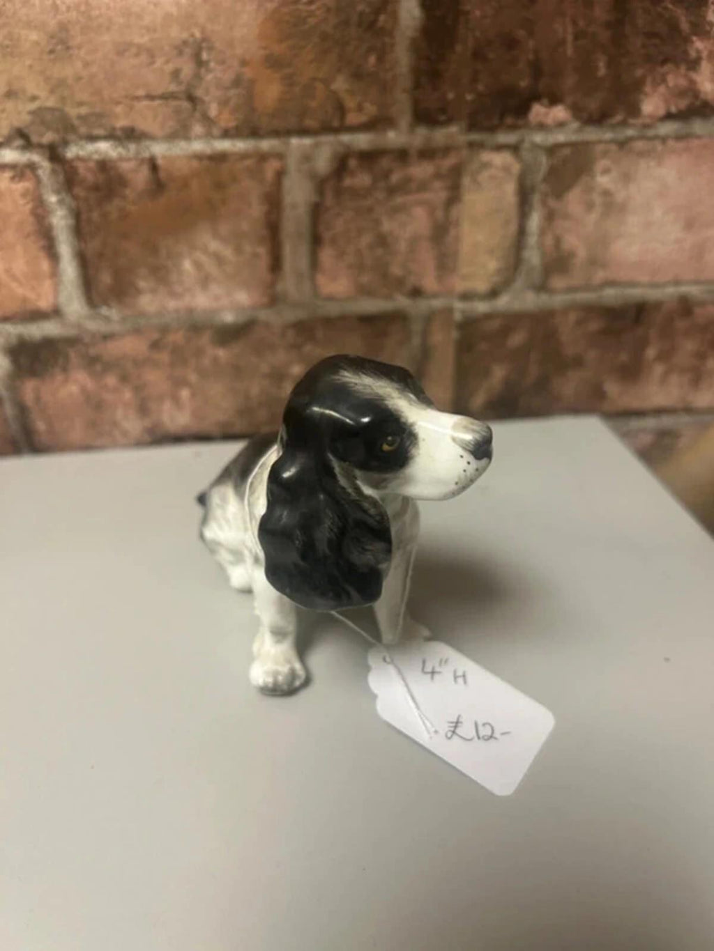 F. Sale Made in England Ceramic Dog Figurine