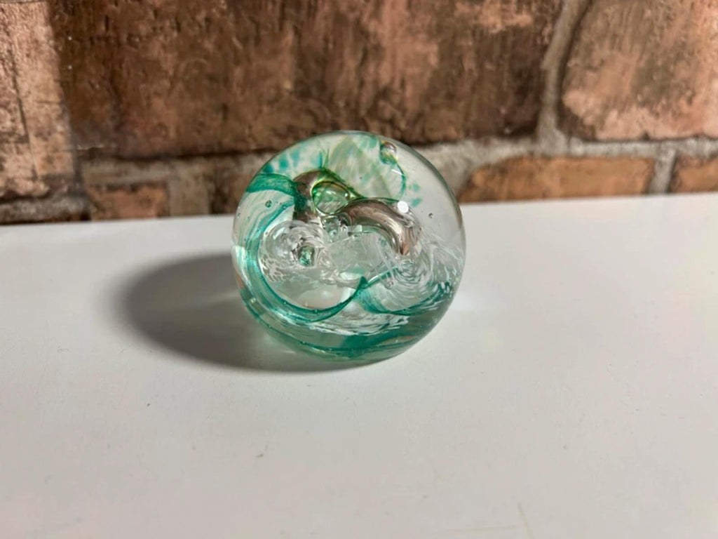 Moon Crystal Cathness Glass Paperweight
